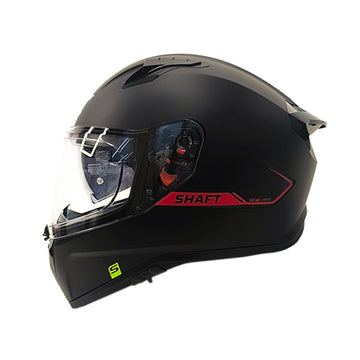 CASCO INTEGRAL SHAFT 532 DV PLANO NEGRO+ROJO